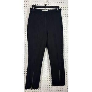 Derek Lam black front zipper ankle pants size 2